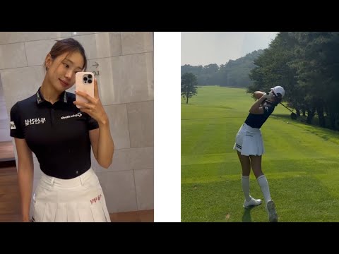 [ 귀염둥이골프tv ]올바른 하체 회전Correct lower body turn!! KLPGA 유현주 프로의 스윙 모음#유현주프로