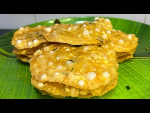 #crispy thattai😍#Javvarisi(sago) & moongdal thattai #different taste #trendingvideo #viralvideo