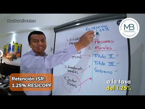 Retención ISR 1.25% RESICOPF