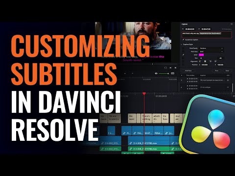 How to Customize Subtitles in DaVinci Resolve