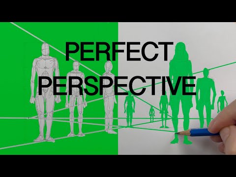 Perfectly placing people in perspective | Beginner-friendly drawing lesson