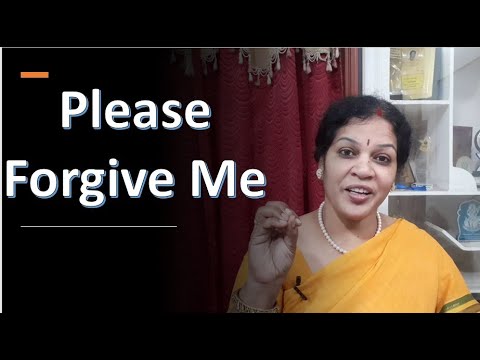 "Please Forgive Me" - A Mentoring Session To All My Young Friends