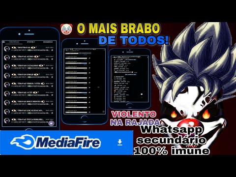 Saiu! O melhor Whatsapp secundário anti travas totalmente imune a travas O mais brabo (atualizado)