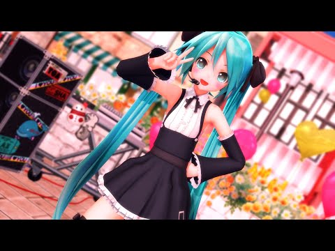 【MMD】Positive Parade / ポジティブ・パレード「ゴシックあぴミク」【2K・60fps】