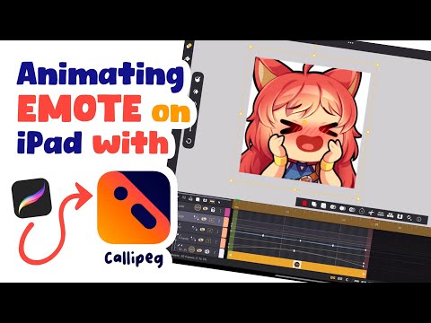 How to ANIMATE a BLUSH Emote on iPad with Callipeg