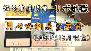 【超多重債務者91】借金364万円(減148万円)３か月に１度の支払い見直し・リボ地獄にハマっています・借金・借金返済