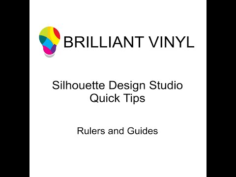 Silhouette Design Studio - Rulers and Guides