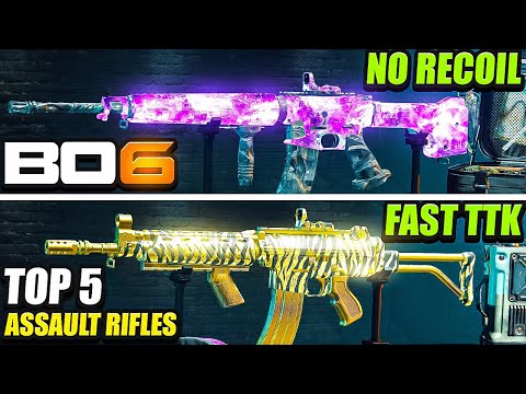 *NEW* TOP 5 META ASSAULT RIFLE LOADOUTS AFTER UPDATE in BLACK OPS 6! 👑 (BO6 Best Class Setups)