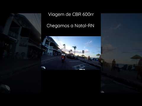 Rolê pela cidade de Natal-RN #viagemdemoto #cbr600rr