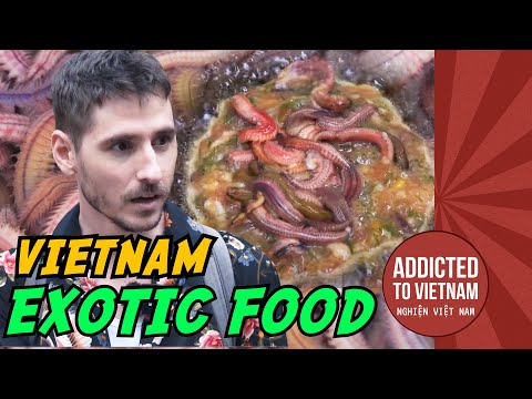 Vietnam’s EXOTIC food - Rươi | WORMS OMELETTE