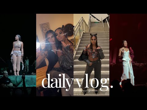 VLOG | thanksgiving dinner,  jhene concert, i got to see my girl shenseea! + more