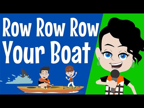 Row Row Row Your Boat Nursery Rhyme for Kids