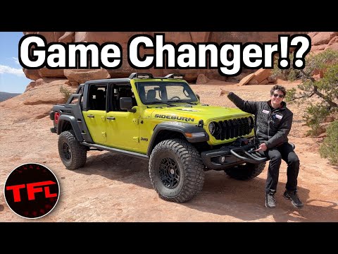 The Jeep Gladiator Sideburn Concept Has The COOLEST Off-Road Feature I Have NEVER Seen!