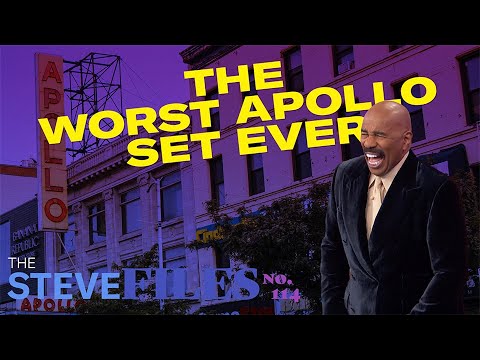 The Most Epic Fail: Steve Harvey’s Take on the Worst Apollo Set Ever!