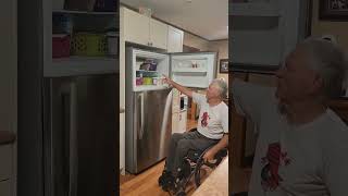 Freezer Accessibility Hack | Wheelchair Accessible Kitchen | Paraplegic #wheelchair  #wheelchairlife