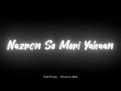 Anuv Jain 🤍- Puchhe Ye Tu Ke Tujhme Main Kya Dekhta Hoon👀 - Black Screen Status | Jo Tum Mere Ho 💕