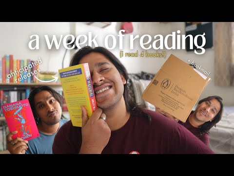 VLOG: A Week of Reading Good Books + Bookmail Unboxing 📹