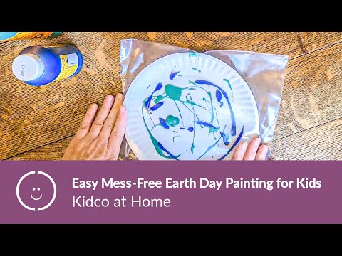 Easy Mess-Free Earth Day Painting Activity for Kids | Try This At Home 🙌