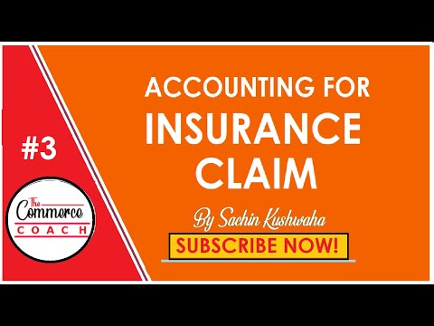 #3 Accounting for Insurance claim (Hindi) : Loss of stock-  CA | CS | CMA