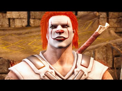 Pennywise Erron Black Vs Michael Myers Johnny Cage PC Mod All Intro Dialogues 4K Ultra HD