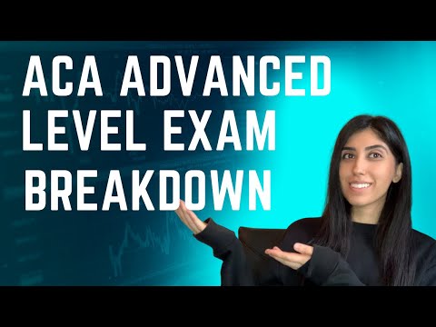 ICAEW ACA Advanced Level Exam Breakdown | Chartered Accountant | Big4