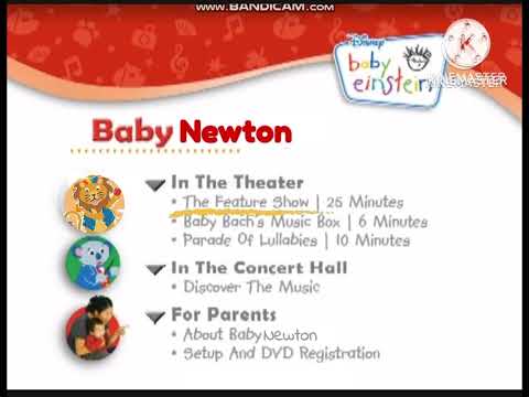 Baby  Newton Discovery Kit DVD Menu