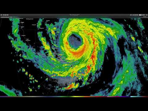 Hurricane Hanna Landfall: 6-Hour Radar Loop, July 25, 2020