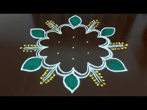 5*3 dots new year rangoli | margazhi kolam designs | thipkiyanchi rangoli | rangoli muggulu