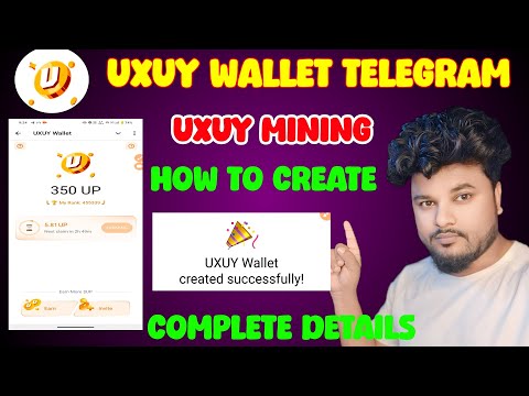 How To Create UXUY Wallet Airdrop | UXUY Wallet Farming Guide Process | UXUY Wallet Airdrop mining