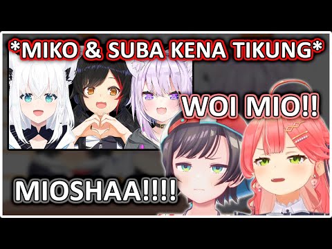 MIO Tolak Ajakan MIKO Dan SUBARU, Tapi Malah Ikut Join Di Stream FUBUKI Dan OKAYU | (Hololive Clips)