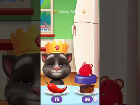 ahhhh ohhhh challenge with 🌶️#mytalkingtom2 #mytom2 #challenge #meme #shorts #troll #funny #cute