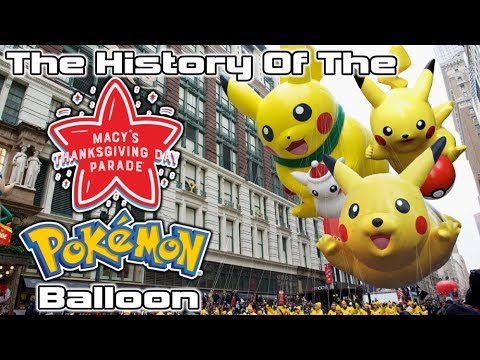 The History of The Macy's Thanksgiving Day Parade Pikachu Balloon