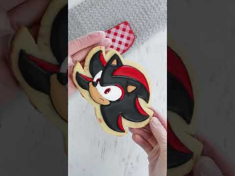 Shadow the Hedgehog Cookie #Sonic