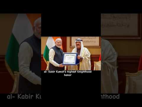 PM Modi Honored with Kuwait’s Highest Award: Order of Mubarak Al Kabeer