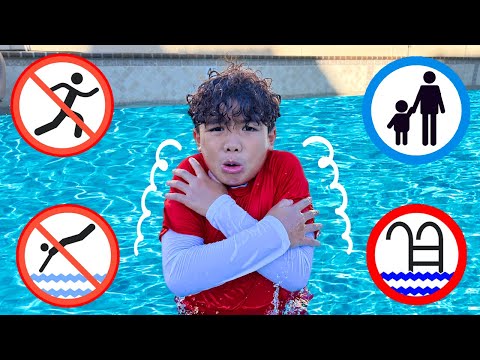 Eric Jannie & Ben Funny Swimming Adventure in the Pool