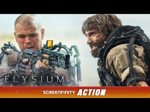 Max Survives a Deadly Ambush During Rebel Hunt | Elysium| Screenfinity Action