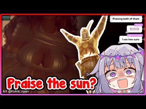 [ENG SUB/Hololive] Biboo finally understands why we're praising the sun in Dark souls game