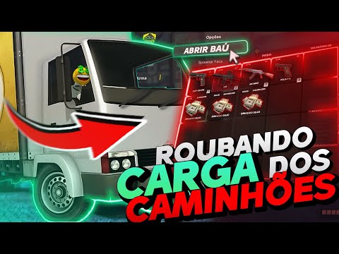 FIZ O MAIOR ROUBO DE MUNIÇÃO NESSA CARGA COM MOD MENU GTA RP