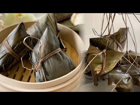 My Auntie Teaches Grandma's Sticky Rice Dumpling, Zongzi Recipe, Hokkien Bak Chang | 阿姨分享外婆的 粽子做法