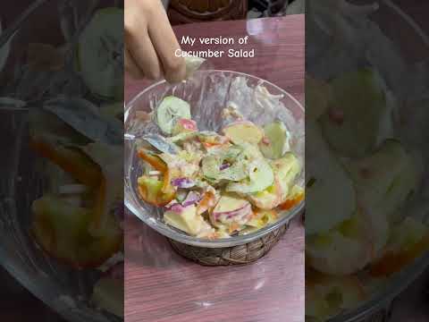 Trending Cucumber Salad #food #shortstrending #cucumbersalad #fyp