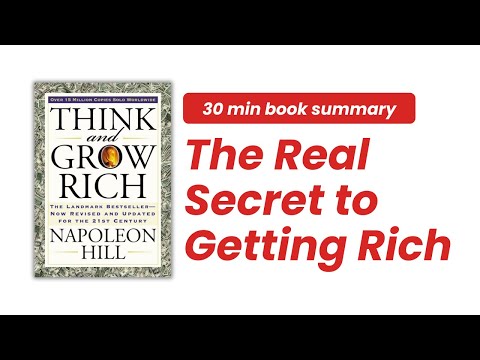 The Real Secret to Getting Rich | Think and Grow Rich by Napoleon Hill Audiobook | Book Summary