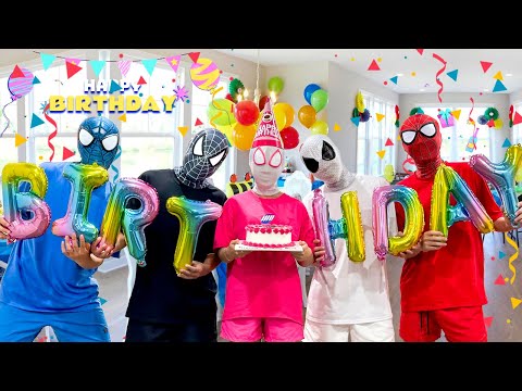 PRO 5 SPIDER-MAN Team || PINK'S SPECIAL DAY (Action in Real Life) - Life Hero