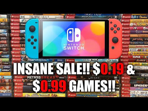 Nintendo Switch Gets A 99% Off Sale! COOL ESHOP GAMES TO PLAY NOW!