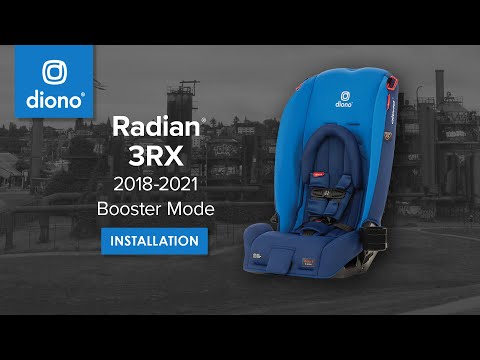 Diono® Radian® 3RX | All-in-One Convertible Car Seat | Booster Mode Installation | 2018-2021