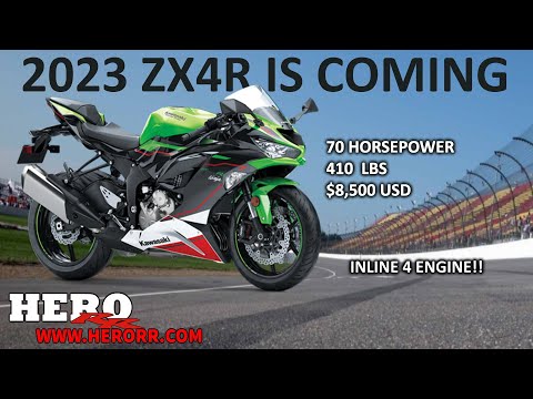 *NEW* 2023 ZX-4R (Inline 4!) to the US Market!