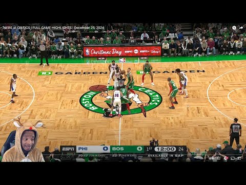 FlightReacts To 76ERS at CELTICS Christmas FULL GAME HIGHLIGHTS | December 25, 2024!