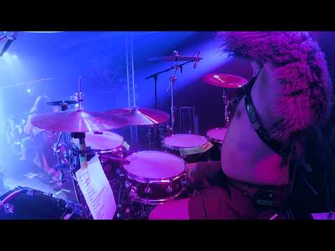 Johan Johansson - Brothers of Metal - Death of the God of Light (Drum Cam @Hellraiser in Leipzig).