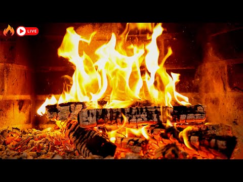 Cozy Night by the Fireplace 🔥 🔥 🔥 Fireplace Sounds for a Peaceful and Relaxing Sleep