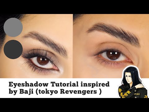 Easy smokey eye inspired by Baji(TokyoRevengers Anime)- easy and wearable smokey eyeshadow