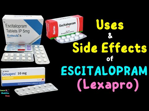 Escitalopram (Lexapro) – Side Effects, Uses, Mechanism of Action, Dosage, Interactions, Warnings